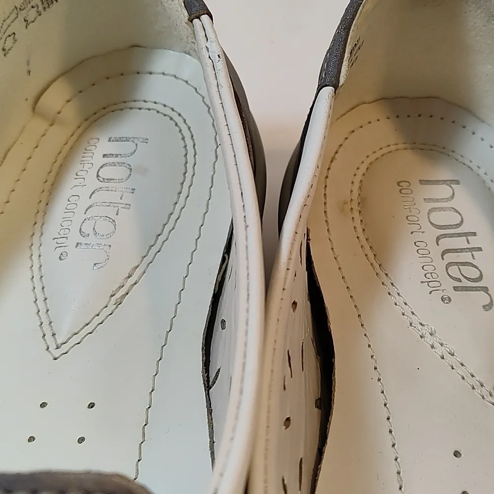 Hotter comfort concept - women's shoes white Size: 9